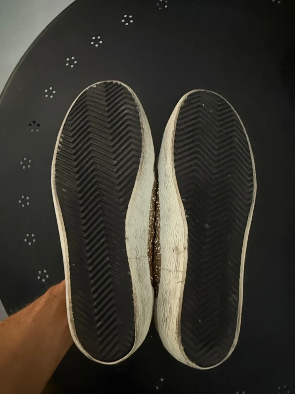 GGDB Midstar Glitter-Panel Suede Sneakers - Picture 5 of 6